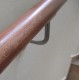 Oválne drevené madlá - 48mm -1mb